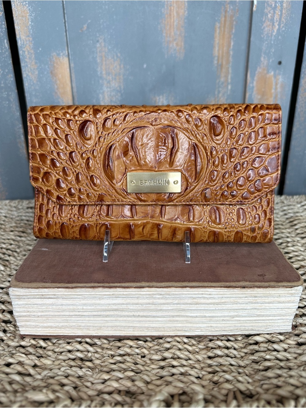 Brahmin Bristol Wallet Whiskey Melbourne NWT